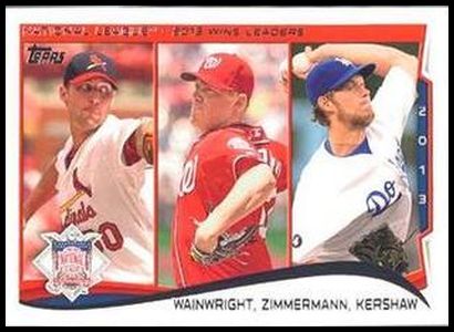294 Adam Wainwright Jordan Zimmermann Clayton Kershaw